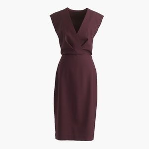 NWT J. Crew work dress in super 120s wool, Size 4